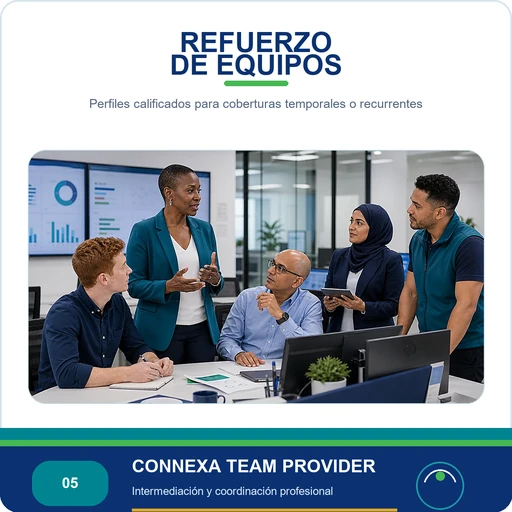Refuerzo de equipos Connexa Team Provider